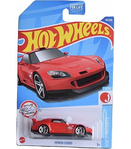 Amazon | Hot Wheels Honda Series, RED Honda S2000 7/8