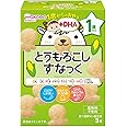 和光堂 1歳からのおやつ+DHA とうもろこしすなっく×6個 [1歳から]