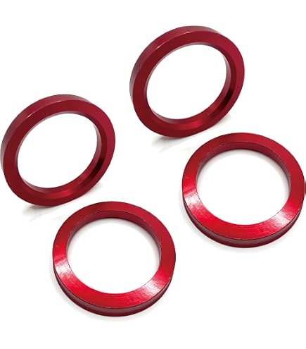 Amazon | INEX ツバ付き アルミ ハブリング ハブセントリック 73 67 外