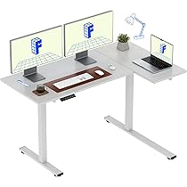 Amazon | FLEXISPOT 昇降式デスク 電動 EF1 L字デスク パソコンデスク