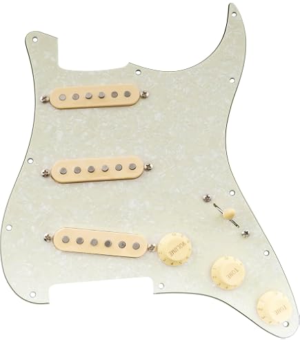 Amazon.co.jp: Fender ギターパーツ Pre-Wired Strat Pickguard, Tex
