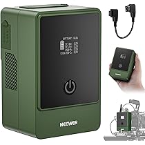 Amazon.co.jp: NEEWER ミニVマウントバッテリー 6800mAh 99Wh 14.5V