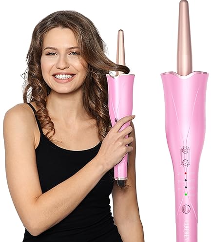Amazon.co.jp : オートカールヘアアイロン USB充電式ヘア
