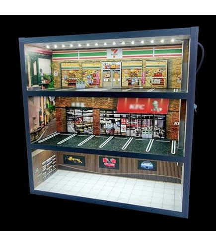 Amazon.co.jp: cxiiuui 1/64 ミニカー ディスプレイ ケース 駐