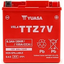 GS YUASA ユアサ オートバイ バッテリー YTZ7V 24121906 GSユアサ YTZ7V （シールド型） バイク用バッテリー
