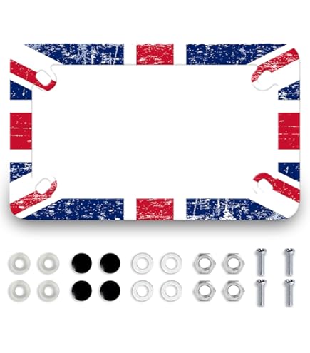 Amazon.co.jp: メタルインサート バイク ナンバープレート フレーム