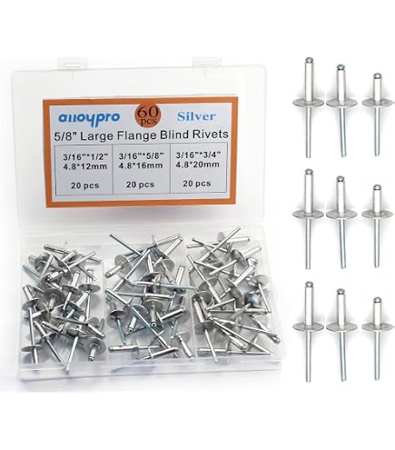 Kit De 123 Rivets à Tête Ronde 8mm Avec Anneaux Et Outils - Laiton Argenté, Doré, Noir - Pour Maroquinerie, Sacs, Cuir
