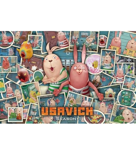 Amazon.co.jp: ウサビッチ 1000ピース モザイク 監獄デイズ 31-365