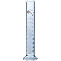 Amazon | メスシリンダー（イワキ）200ml | シリンダー