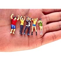 Amazon | MOMOAO 1/64 人形 人物 人間フィギュア 5種類セット