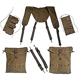 ANQIAO レプリカ WW2 第二次世界大戦 米国独立戦闘装備 フィールドキット サスペンダー 鞍尾