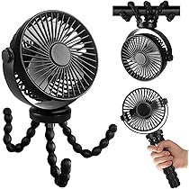 Amazon | ベビーカー 扇風機 携帯 卓上/吊り下げ/手持ち