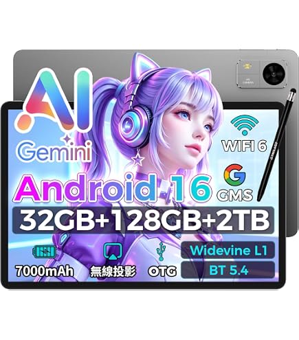 Amazon.co.jp: Android 14 タブレット 8インチ wi-fiモデル12GB RAM