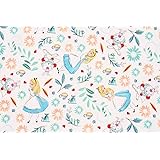Amazon ディズニーキャラクター生地 不思議の国のアリス 布 コットン100 Alice In Wonderland Fabric 45cm X 110cm 布 生地 通販