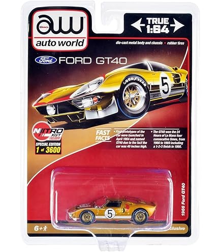 Amazon | イクソ(IXO) フォード GT40 ミニカー 1/43 Gulf ルマン24時間