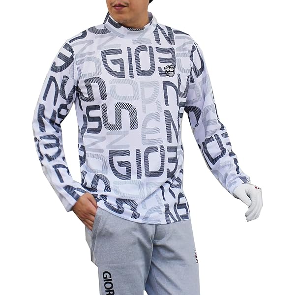 【新品】8G SHOOT ハイネックシャツ 総柄 ゴルフウェア Lサイズ Amazon.co.jp: 8G SHOOT ロゴプリント モックネック ゴルフ ウェア XL