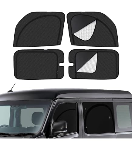 Amazon.co.jp: 趣味職人 プライバシー サンシェード 車 サンバーバン