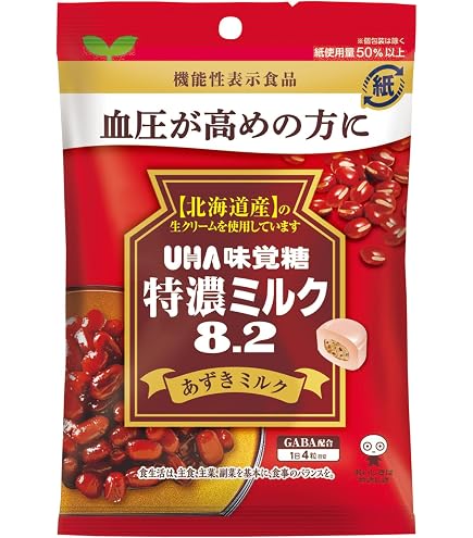 Amazon.co.jp: 味覚糖 機能性表示食品 特濃ミルク8.2カフェオレ 93g×6