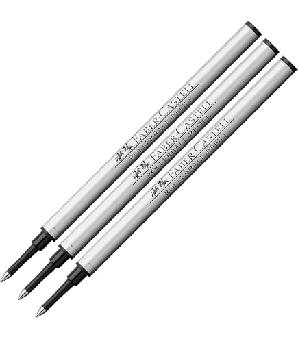 Amazon | Graf Von Faber Castell ローラーボールペン替芯 黒 (2本