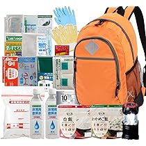 Amazon.co.jp: 備えて安心 20点 1人用 防災基本セット リュックが