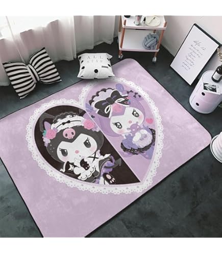 Amazon | クロミ ちゃん(3) カーペット 長方形 ラグマット ラグ 絨毯