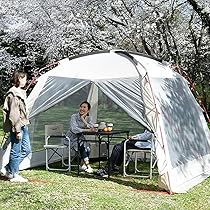 キャンプ　家族　ファミリー　大きめ　テント　タープ　スクリーンハウス　新品未使用 Amazon.co.jp: アウトドアテント ファミリー 全面メッシュ