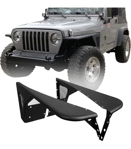 Amazon | Hooke Road Wrangler TJ ロッカーパネルガード ランニング 