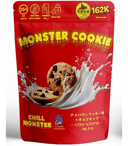 Amazon.co.jp: 【42%OFF】【新基準適合】CBNクッキー 1枚入 (420mg