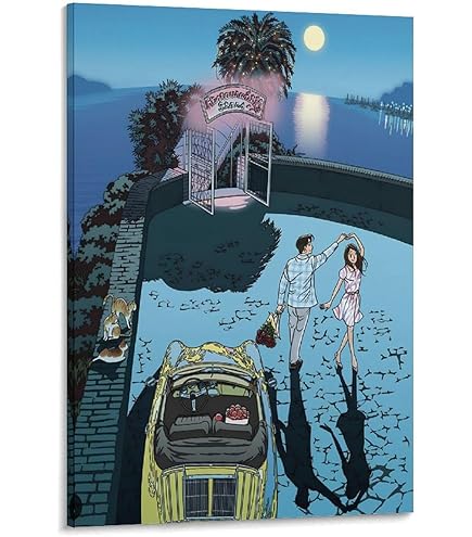 Amazon.co.jp: わたせせいぞう アートポスター（オフセット）「幸せへ