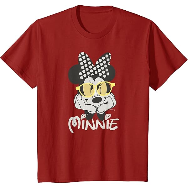 Amazon | ディズニー ミニーマウス 水玉プリント クラシック リボン T