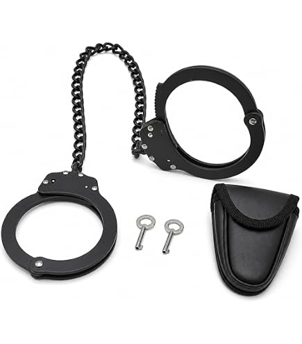 Amazon.co.jp: Peerless Handcuff Company 鎖で連結している手錠(手錠