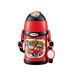 象印マホービン 子ども向け 水筒 450ml 2WAYタイプ ストロー コップ さげひもつき ステンレスボトル 軽量&コンパクト レッド SC-ZT45-RA