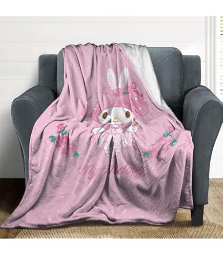 Amazon｜毛布 かわいい マイメロ ブランケット フランネル ひざ掛け