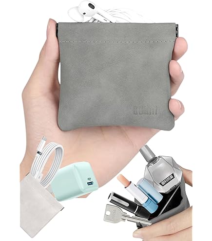 イヤホンケース メッシュポケット付き グレー ポーチ MARK'S（マークス） ブランチブラザー AirPods用ポーチ イヤホンケース