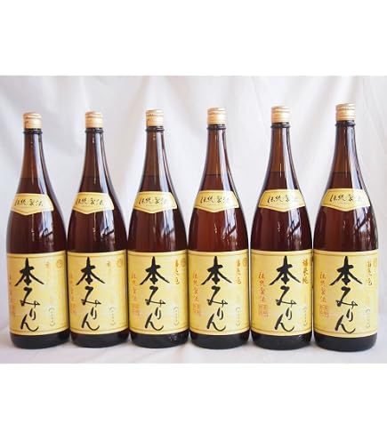 Amazon.co.jp: 6本セット 白扇酒造 伝統製法熟成本みりん 500ml×6本