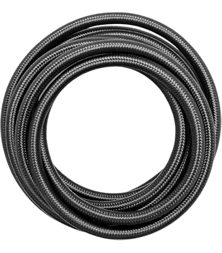 Amazon.co.jp: AN6 ナイロン メッシュ ホース 3層構造 耐圧 耐熱 耐油