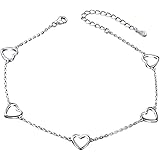DAOCHONG Anklet for Women S925 Sterling Silver Adjustable Foot Ankle Bracelet