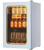 Amazon | Hijiru 4面ガラス冷蔵ショーケース80L／ホワイト【HJR-KR80WT