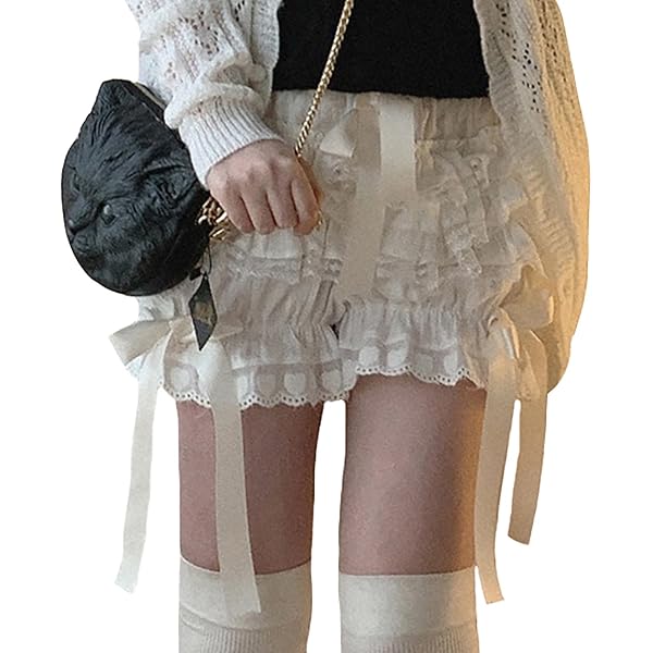 ホントの最終お値下げ！早い者勝ち！deco.and フリルフリルパンツ AMBIDEX Store △〇ブロード レースピンタック フリルパンツ(F