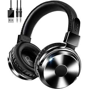 Monoyoi ワイヤレスヘッドホン ノイズキャンセリング 密閉型 bluetooth5.0 ヘッドホン マイク付き 最大24時間再生 無線/有線対応 高性能 AAC対応 騒音抑制 重低音強化 軽量 通気 モニターヘッドホン 楽器練習 音楽 映画鑑賞 男女兼用