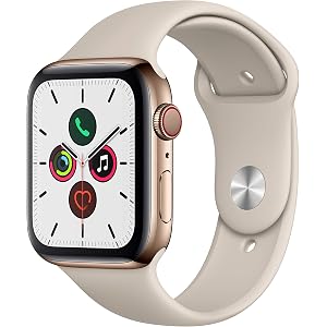 Apple Watch Series 5(GPS + Cellularモデル)- 44mmゴールドステンレススチールケー…