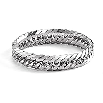 Amazon | [SPERANZA] [スペランツァ] Pt850 プラチナ 喜平 リング 12面