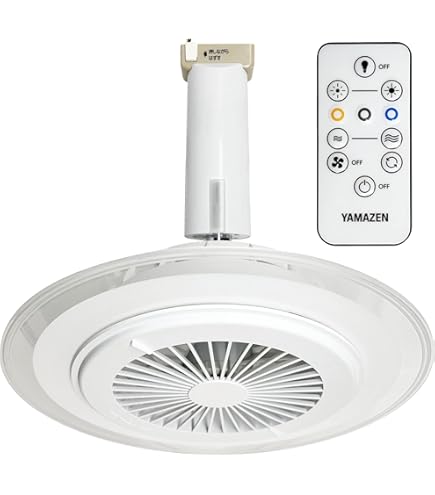 新品箱不良　山善　導光板LEミニシーリングライト ファン付 DFLC-100VR Amazon | [山善] シーリングライト ファン付き 導光板 LEDライト 小型