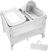 Amazon.co.jp: Thinkmax ベビーベッド 折りたたみ 添い寝 揺りかご