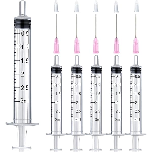 Amazon.co.jp: TOUFEIYUAN 12枚1mlシリンジ 注射器、14G、16G