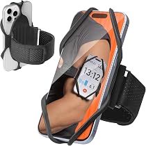 Amazon | 新登場【Bone】ランニング スマホ アームバンド 360°回転可能