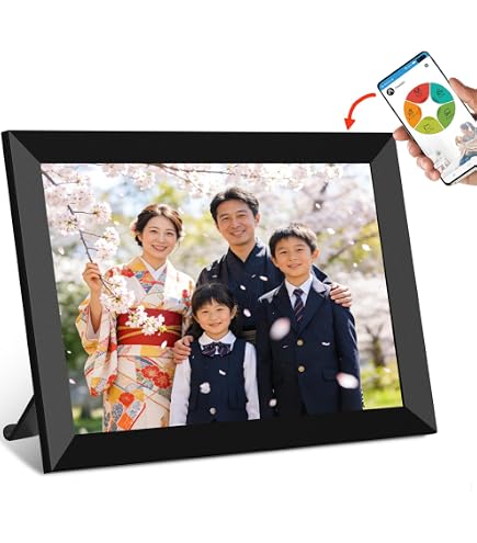 Amazon | パナソニック デジタルフォトフレーム 7型画面 ホワイト MW-5