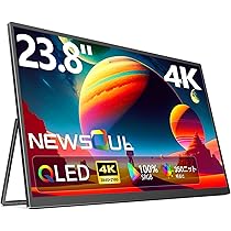 Amazon.co.jp: 4K QLED モバイルモニター 23.8インチ Newsoul