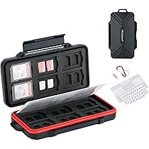 Amazon.co.jp: PROfezzion 耐衝撃 メモリーカードケース カード