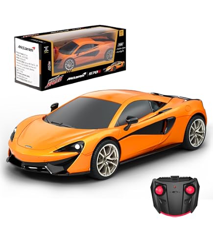 JOLLY FUN McLaren 570S Aventador Voiture Télécommandée, 1:24 Sous L Officielle Modele De Voiture Rc Jouet Voiture Cade Amz B